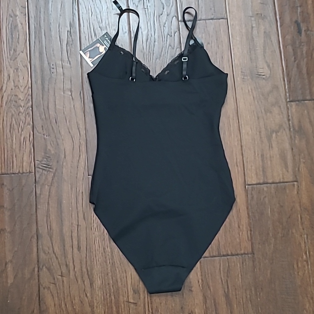 NWT Tahari Black Sculpting Bodysuit size Medium - Picture 2 of 8
